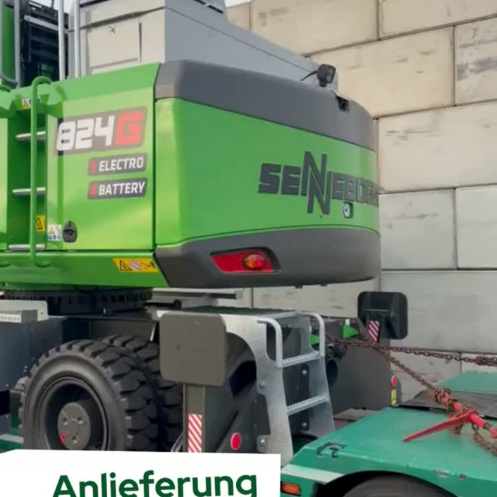 Endlich ist er da! 💚
Unser neuer Sennebogen Elektrobagger wurde angeliefert und kommt natürlich in der passenden Farbe.... Endlich ist er da! 💚
Unser neuer Sennebogen Elektrobagger wurde angeliefert und kommt natürlich in der passenden Farbe....