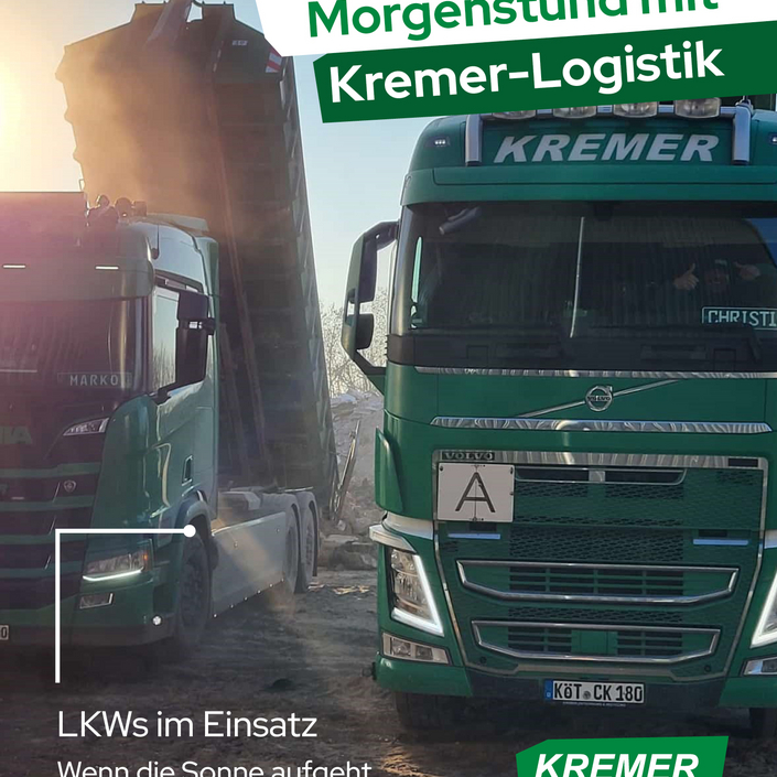 Früher Vogel bei Kremer! 🦅

Während viele noch im Bett liegen, starten Christian und Marko den Tag schon in den frühen...