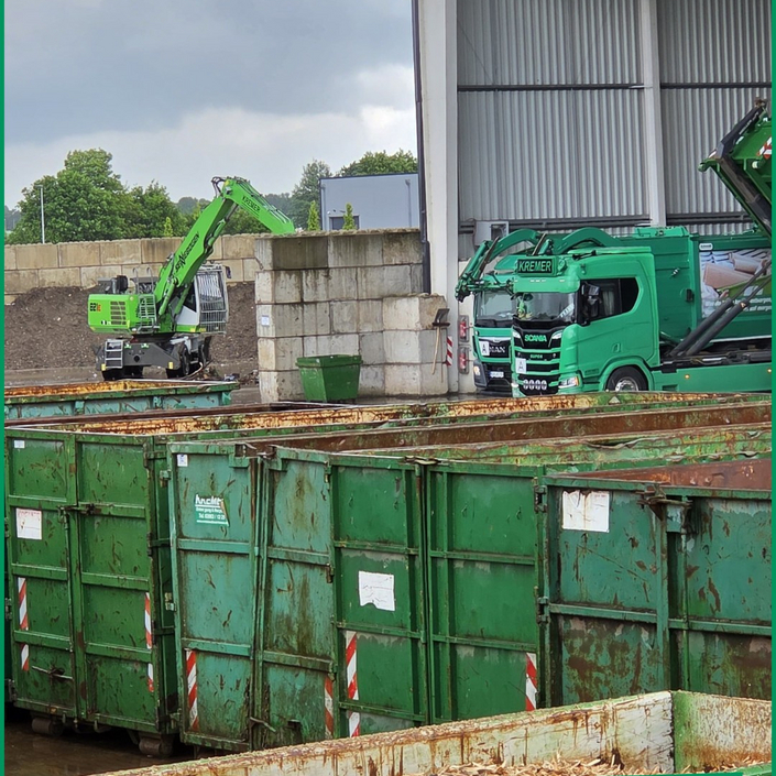 Egal wie das Wetter ist – das #greenteam ist immer für euch da. 💪🌧️🚛