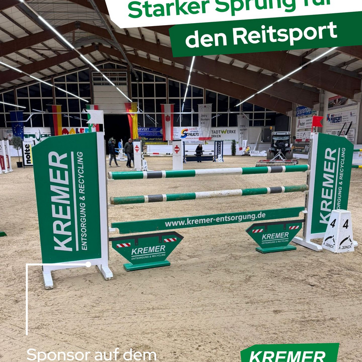 💚 Kremer unterstützt den Reitsport vor Ort!

Wir waren wir als Sponsor beim Springturnier des @zrfv_borken vertreten....