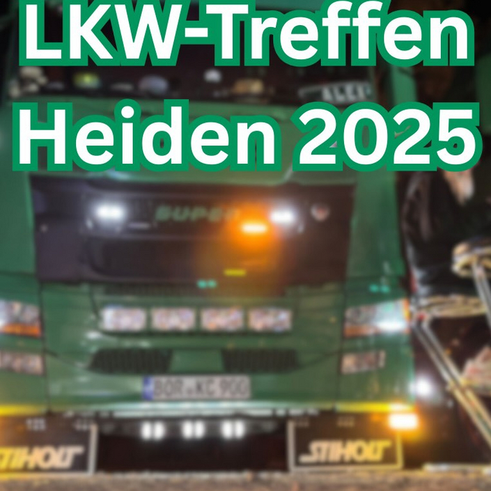 🚛 LKW-Treffen Heiden – starke Trucks, starker Zweck! 💚

Ein großartiges Wochenende beim Charity-Event von...