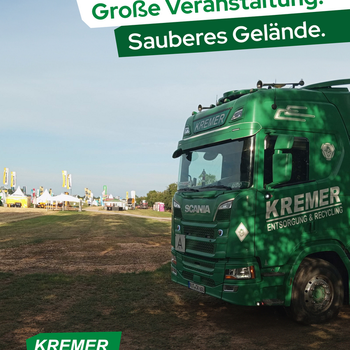 Schon gewusst? Wir kümmern uns auch auf großen Veranstaltungen um die Entsorgung. 🚜

Wo viele Menschen zusammenkommen,...